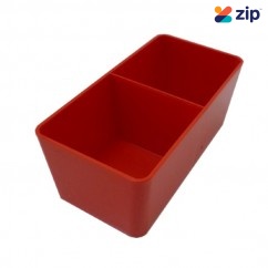 EXACTAPAK ML2 - 167x78x32mm Red Deep Two Compartment Tubs for MULTI10 Tool Cases